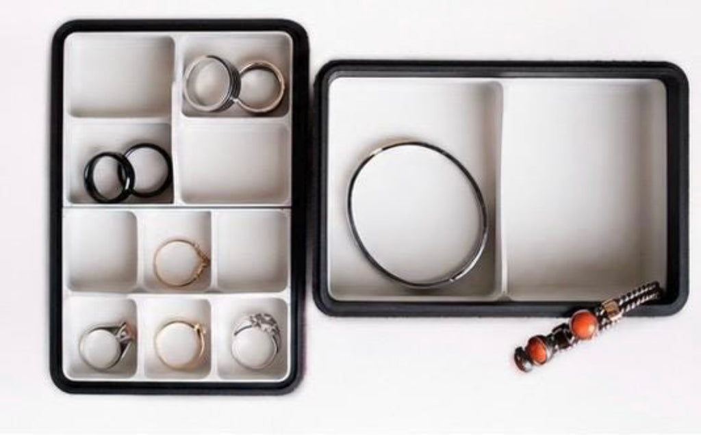 Luxury Jewellery Box | 3D Printed Travel Organizer | Compact Ring, Earring & Bracelet Storage | Gift for Her