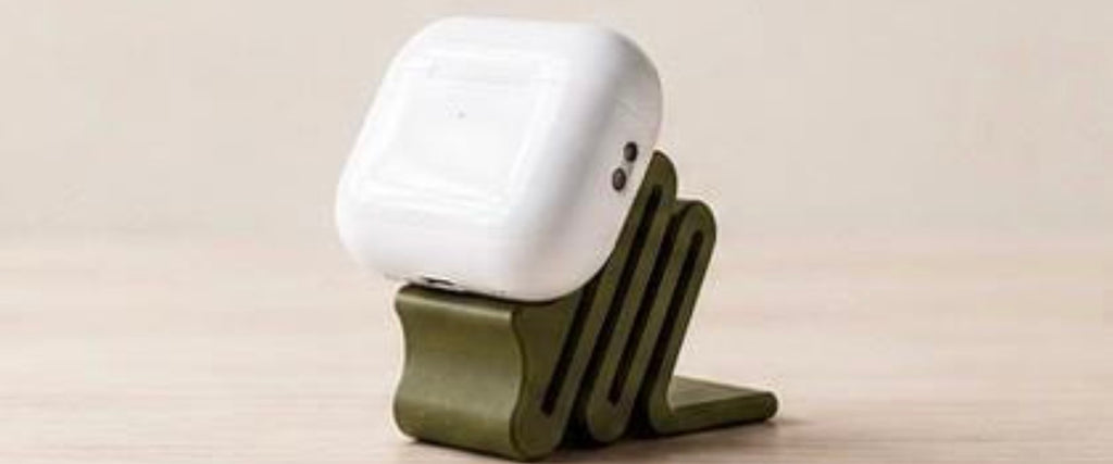 Magnetic AirPods Stand | Premium 3D Printed Desk Dock | Modern Earbud Holder | Minimalist Desktop Organizer | Gift for Apple Users