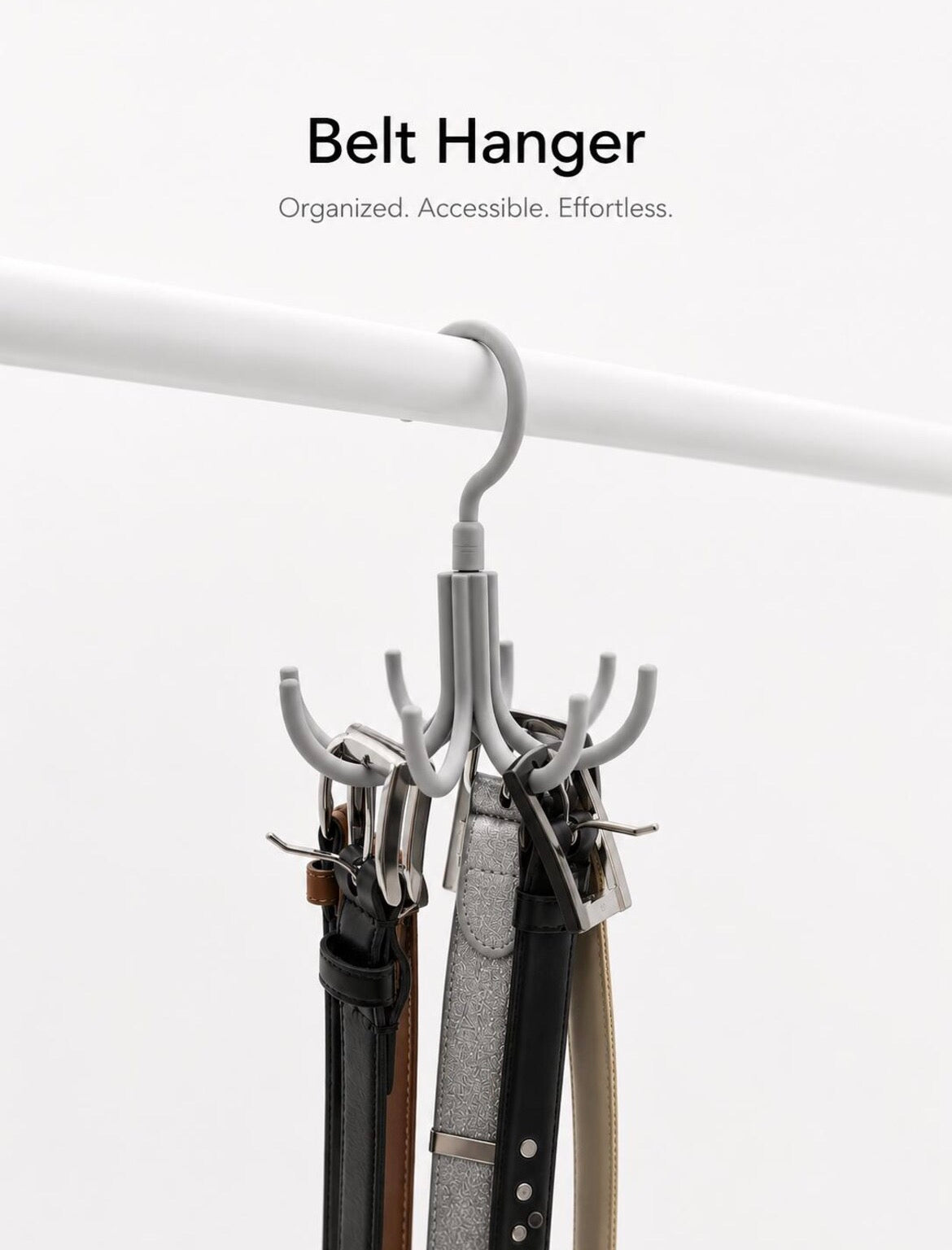 Rotating Belt Hanger | 3D Printed Closet Organizer Rack