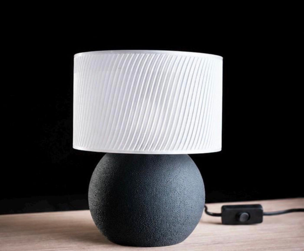 Modern 3D Printed Table Lamp | Minimalist Bedside Lamp | Ambient Desk Light | Contemporary Home Decor | Designer Lamp