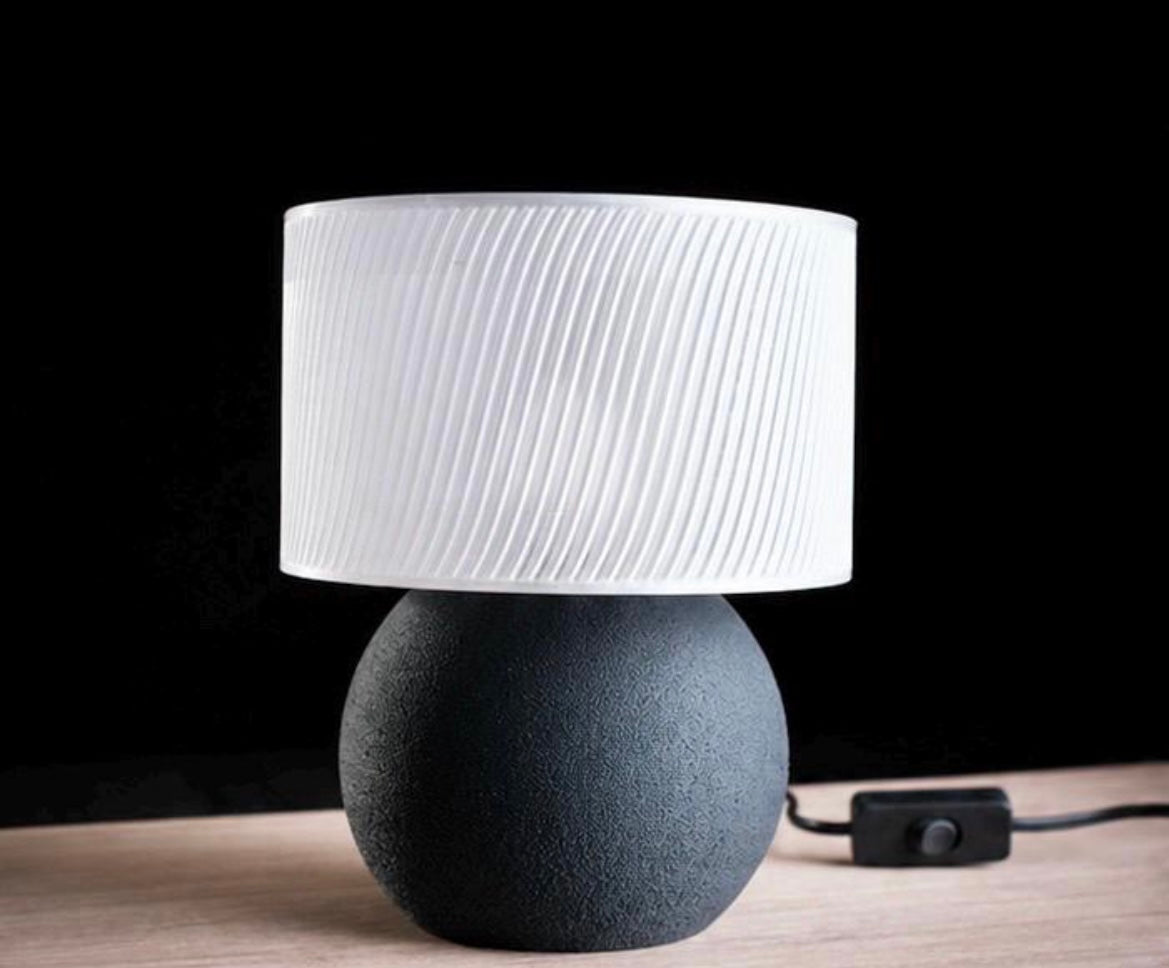 Modern 3D Printed Table Lamp | Minimalist Bedside Lamp | Ambient Desk Light | Contemporary Home Decor | Designer Lamp