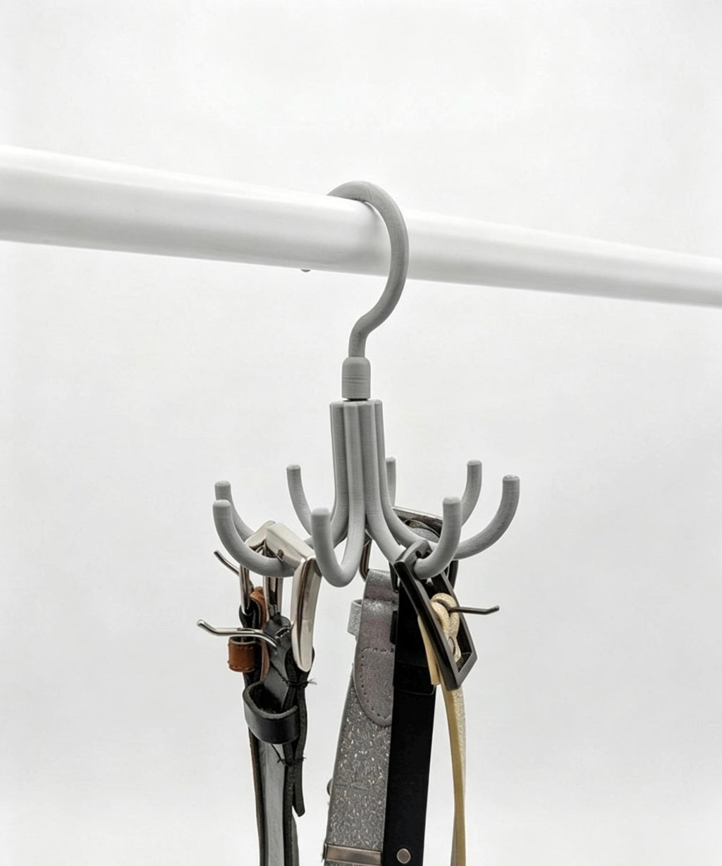 Rotating Belt Hanger | 3D Printed Closet Organizer Rack
