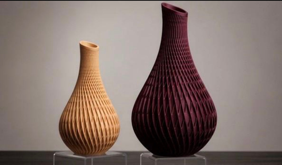 Modern 3D Printed Vase | Decorative Flower Vase | Minimalist Home Decor | Contemporary Sculptural Vase | Housewarming Gift | Vanta