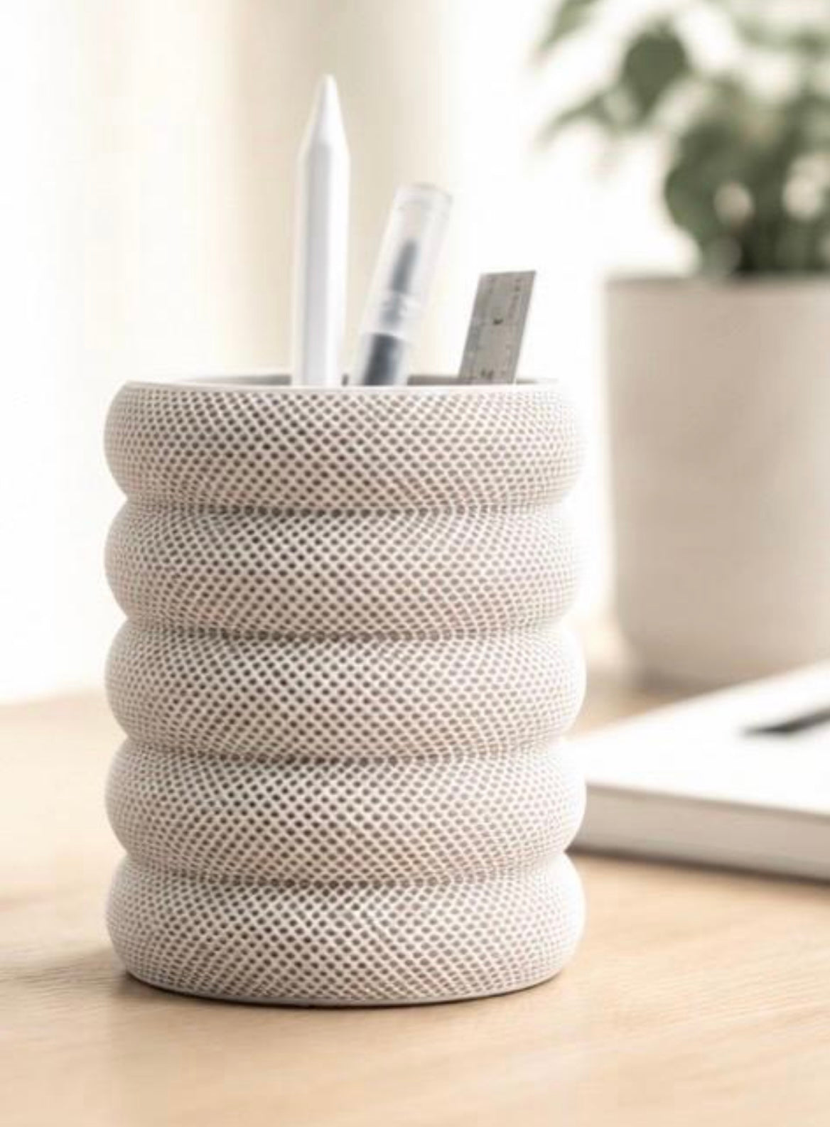 3D Printed Desk Organizer | Modern Pen Holder | Minimalist Office Desk Storage | Pencil Holder | Workspace Decor | Office Gift