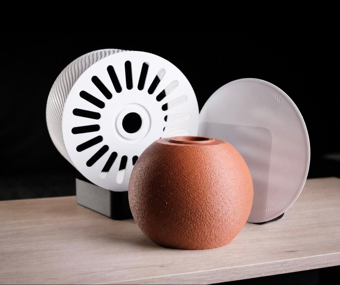 Modern 3D Printed Table Lamp | Minimalist Bedside Lamp | Ambient Desk Light | Contemporary Home Decor | Designer Lamp