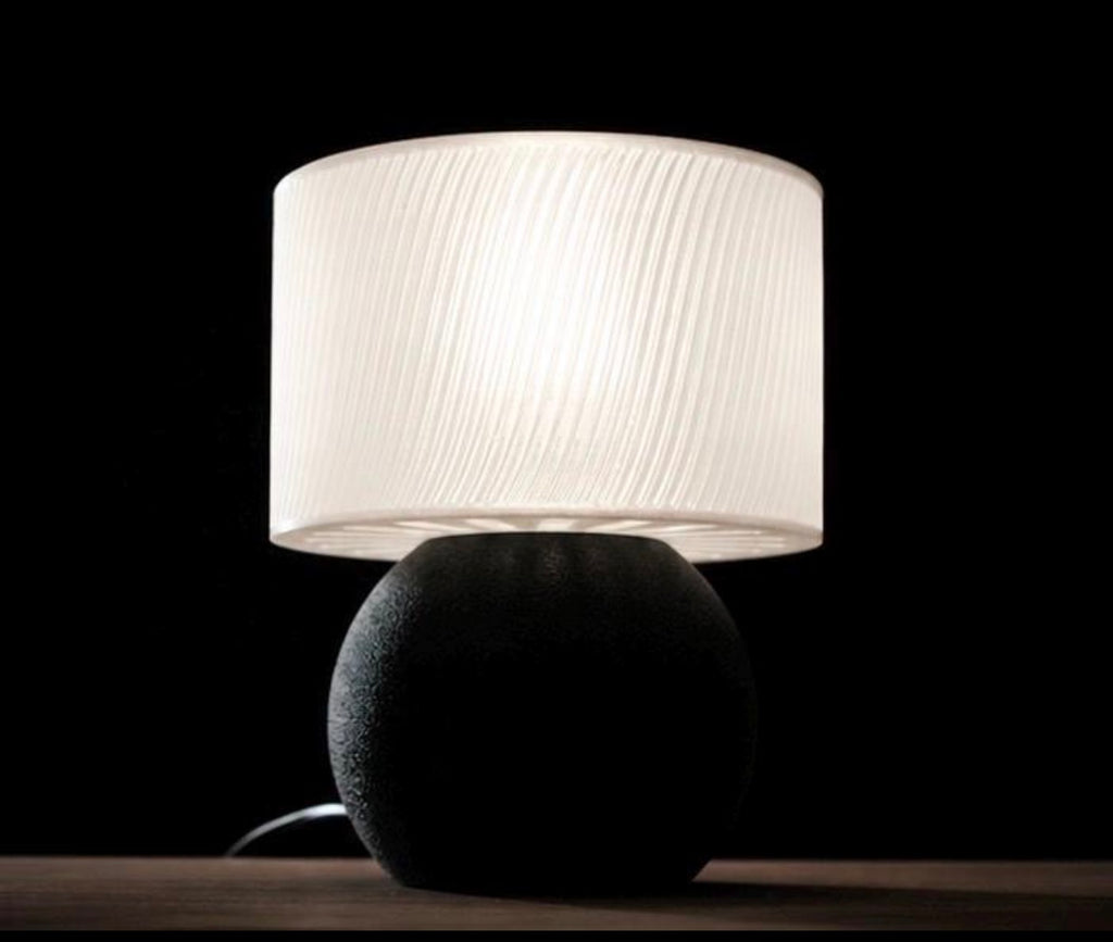 Modern 3D Printed Table Lamp | Minimalist Bedside Lamp | Ambient Desk Light | Contemporary Home Decor | Designer Lamp