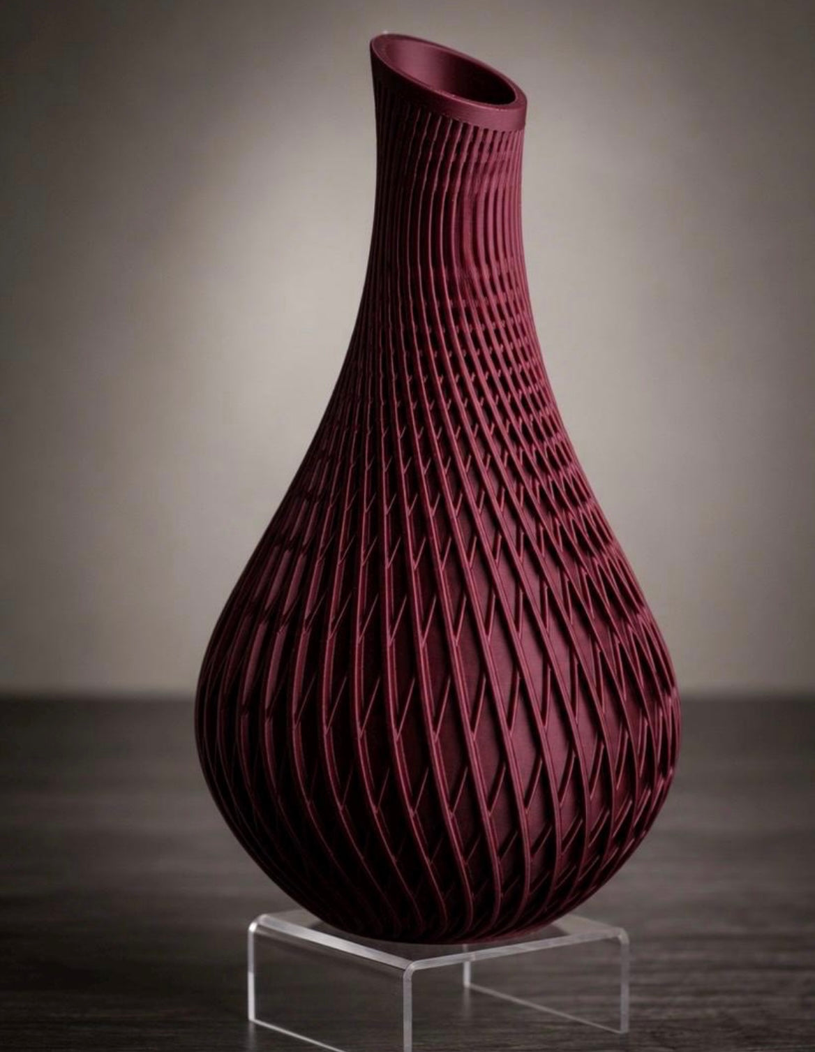 Modern 3D Printed Vase | Decorative Flower Vase | Minimalist Home Decor | Contemporary Sculptural Vase | Housewarming Gift | Vanta