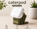 Magnetic AirPods Stand | Premium 3D Printed Desk Dock | Modern Earbud Holder | Minimalist Desktop Organizer | Gift for Apple Users