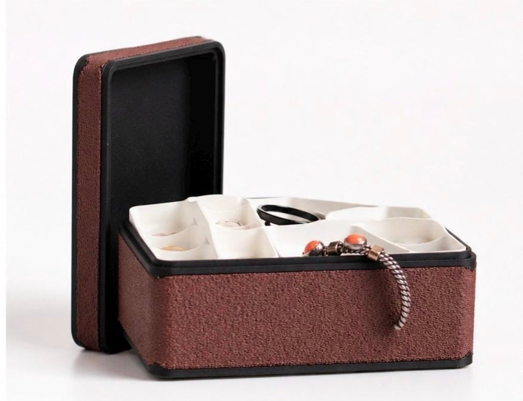 Luxury Jewellery Box | 3D Printed Travel Organizer | Compact Ring, Earring & Bracelet Storage | Gift for Her